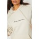 PRETTYLITTLETHING Sand Oversized Sweat Basic Hoodie PRETTYLITTLETHING Sand Oversized Sweat Basic Hoodie