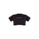 PRETTYLITTLETHING Cotton Black Oversized Crop T-Shirt PRETTYLITTLETHING Cotton Black Oversized Crop T-Shirt