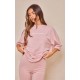 PRETTYLITTLETHING Light Pink Printed Oversized T-shirt PRETTYLITTLETHING Light Pink Printed Oversized T-shirt