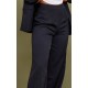 Black Woven High Waisted Tailored Wide Leg Pants Black Woven High Waisted Tailored Wide Leg Pants