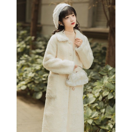 White cotton coat autumn and winter coat for women – PRYCUS MITCHELL INC White cotton coat autumn and winter coat for women – PRYCUS MITCHELL INC