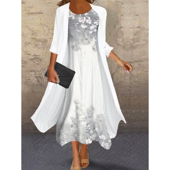 Dress Set Two Piece Dress Midi Dress Green Blue Purple Pink White Long Sleeve Floral Ruched Print Summer Spring Fall Crew Neck Elegant Casual Classic 2023 S M L XL XXL 3XL / Summer Dress – PRYCUS MITCHELL INC Dress Set Two Piece Dress Midi Dress Green Blue Purple Pink White Long Sleeve Floral Ruched Print Summer Spring Fall Crew Neck Elegant Casual Classic 2023 S M L XL XXL 3XL / Summer Dress – PRYCUS MITCHELL INC