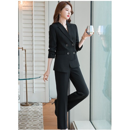 Autumn and winter business suit 2pcs set for women – PRYCUS MITCHELL INC Autumn and winter business suit 2pcs set for women – PRYCUS MITCHELL INC