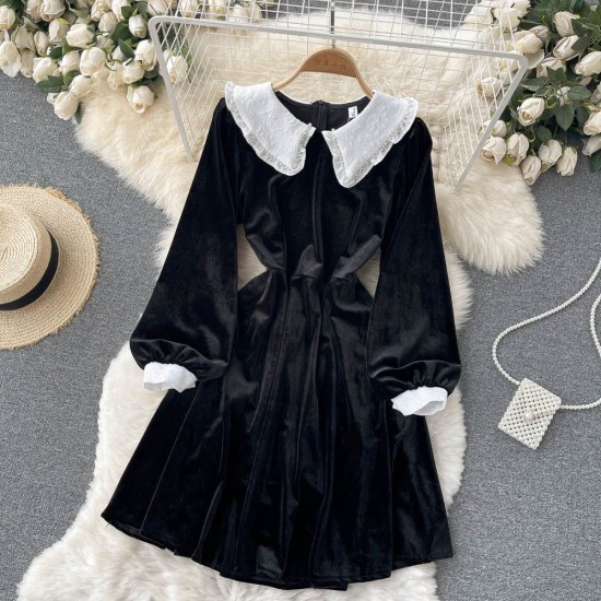 Western style France style doll collar dress – PRYCUS MITCHELL INC Western style France style doll collar dress – PRYCUS MITCHELL INC