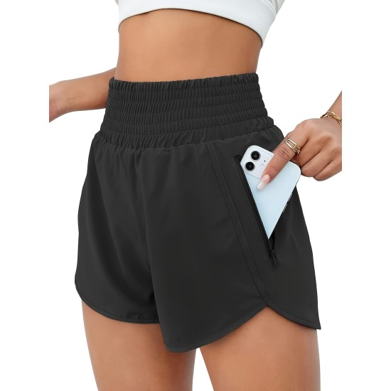 Women’s sports shorts, high waisted running shorts, pocket sports shorts, gym elastic exercise shorts – PRYCUS MITCHELL INC Women’s sports shorts, high waisted running shorts, pocket sports shorts, gym elastic exercise shorts – PRYCUS MITCHELL INC