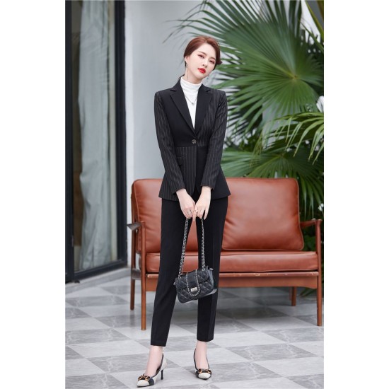 Autumn and winter long pants business suit 2pcs set – PRYCUS MITCHELL INC Autumn and winter long pants business suit 2pcs set – PRYCUS MITCHELL INC