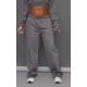 Petite Steel Blue Wide Leg Seam Detailed Sweatpants Petite Steel Blue Wide Leg Seam Detailed Sweatpants