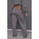 Petite Steel Blue Wide Leg Seam Detailed Sweatpants Petite Steel Blue Wide Leg Seam Detailed Sweatpants