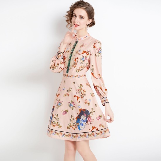 Pinched waist long sleeve autumn stereoscopic dress – PRYCUS MITCHELL INC Pinched waist long sleeve autumn stereoscopic dress – PRYCUS MITCHELL INC