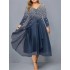 Plus Size Casual Dress Color Gradient V Neck Print Long Sleeve Spring Fall Casual Midi Dress Daily Vacation Dress – PRYCUS MITCHELL INC
