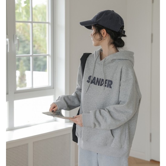 Korean style pullover hoodie gray hooded tops for women – PRYCUS MITCHELL INC Korean style pullover hoodie gray hooded tops for women – PRYCUS MITCHELL INC