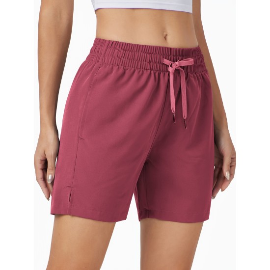 Lace Up Elastic Waist Shorts, Casual Loose Shorts For Spring & Summer, Women’s Clothing – PRYCUS MITCHELL INC Lace Up Elastic Waist Shorts, Casual Loose Shorts For Spring & Summer, Women’s Clothing – PRYCUS MITCHELL INC