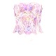 Blue Textured Sheer Floral Lace Corset Blue Textured Sheer Floral Lace Corset