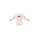 PRETTYLITTLETHING Cream Embroidered Contrast Panel Oversized Sweatshirt PRETTYLITTLETHING Cream Embroidered Contrast Panel Oversized Sweatshirt