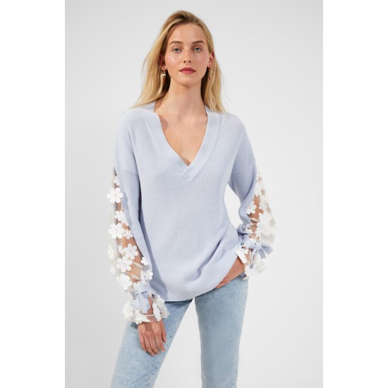 2024 Caballo Lace Knit Crystal Clear/ White Sweater – PRYCUS MITCHELL INC 2024 Caballo Lace Knit Crystal Clear/ White Sweater – PRYCUS MITCHELL INC