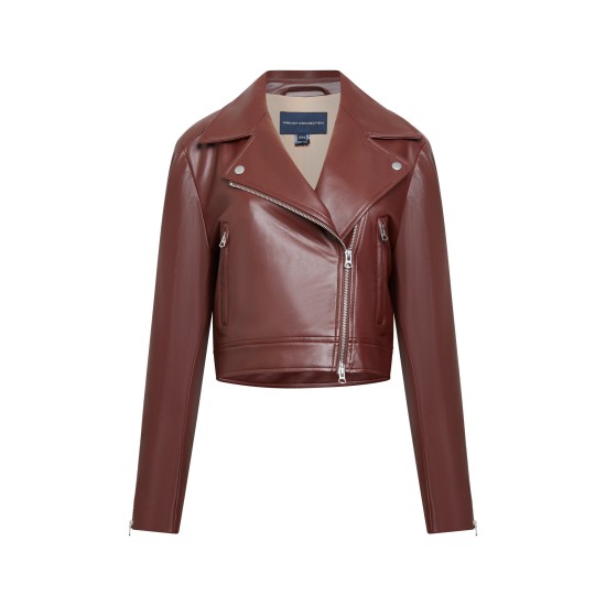 Crolenda Faux Leather Biker Jacket – PRYCUS MITCHELL INC Crolenda Faux Leather Biker Jacket – PRYCUS MITCHELL INC
